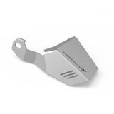 Auto Engina Silver Exhaust Heat Shield Extender for Royal Enfield Himalayan 450 Saddle Bag Protection