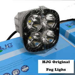 Hjg 4 Led Cree 60w Fog Light Auxiliary Light For All Motorcycles With Yellow Filter Cap (Set of 2)