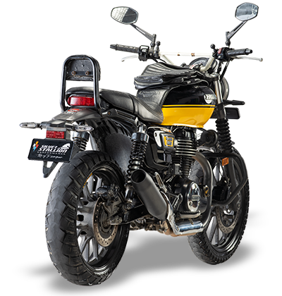 Silver Stallion Drift performance exhaust for Honda CB350RS black matte
