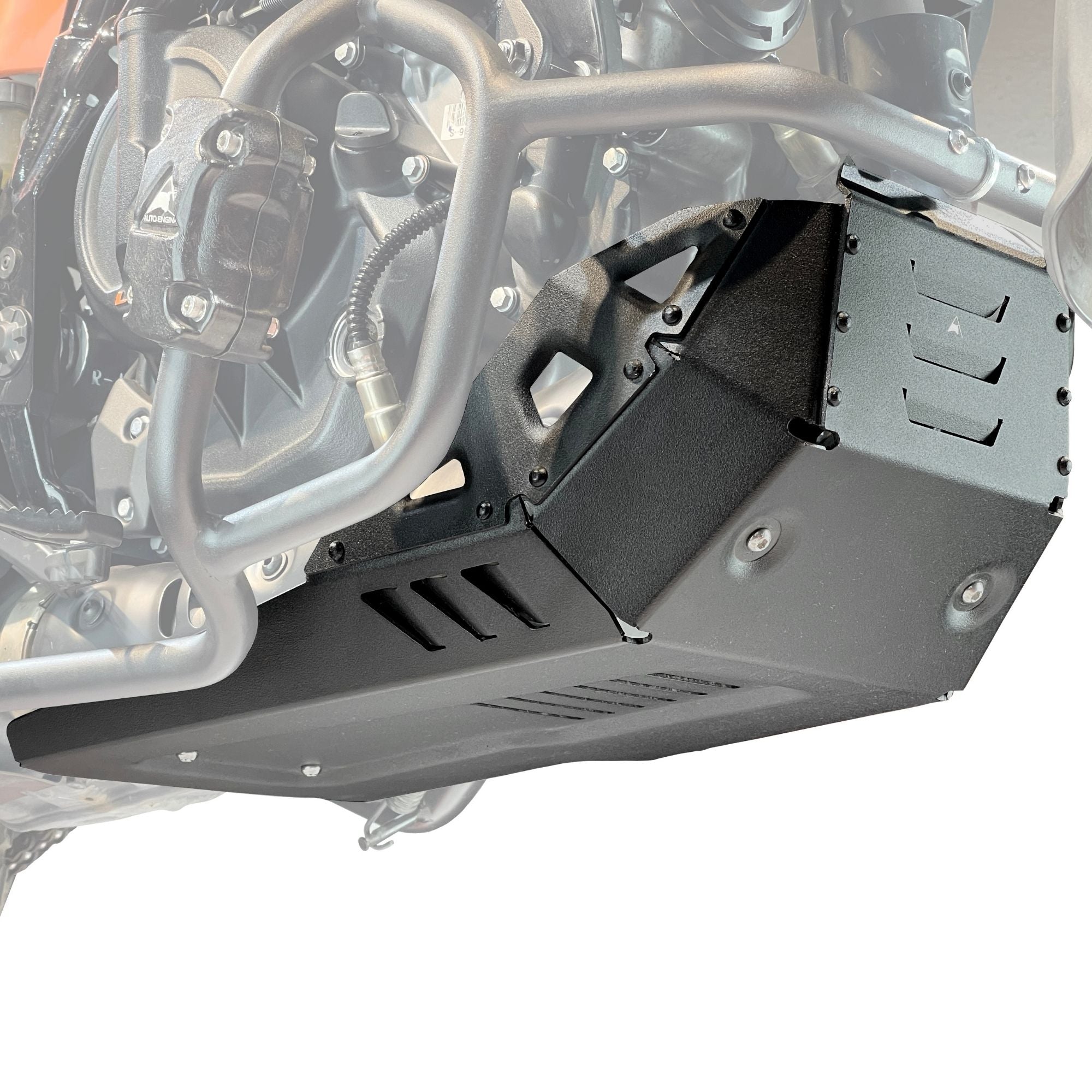 Auto Engina Bash Plate for 2025 KTM 390 Adventure R X S 2.5mm Aluminium Engine Guard Textured Black