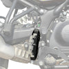 Auto Engina Master Cylinder Guard for Royal Enfield Himalayan 450 in textured matte black with stainless steel detailing