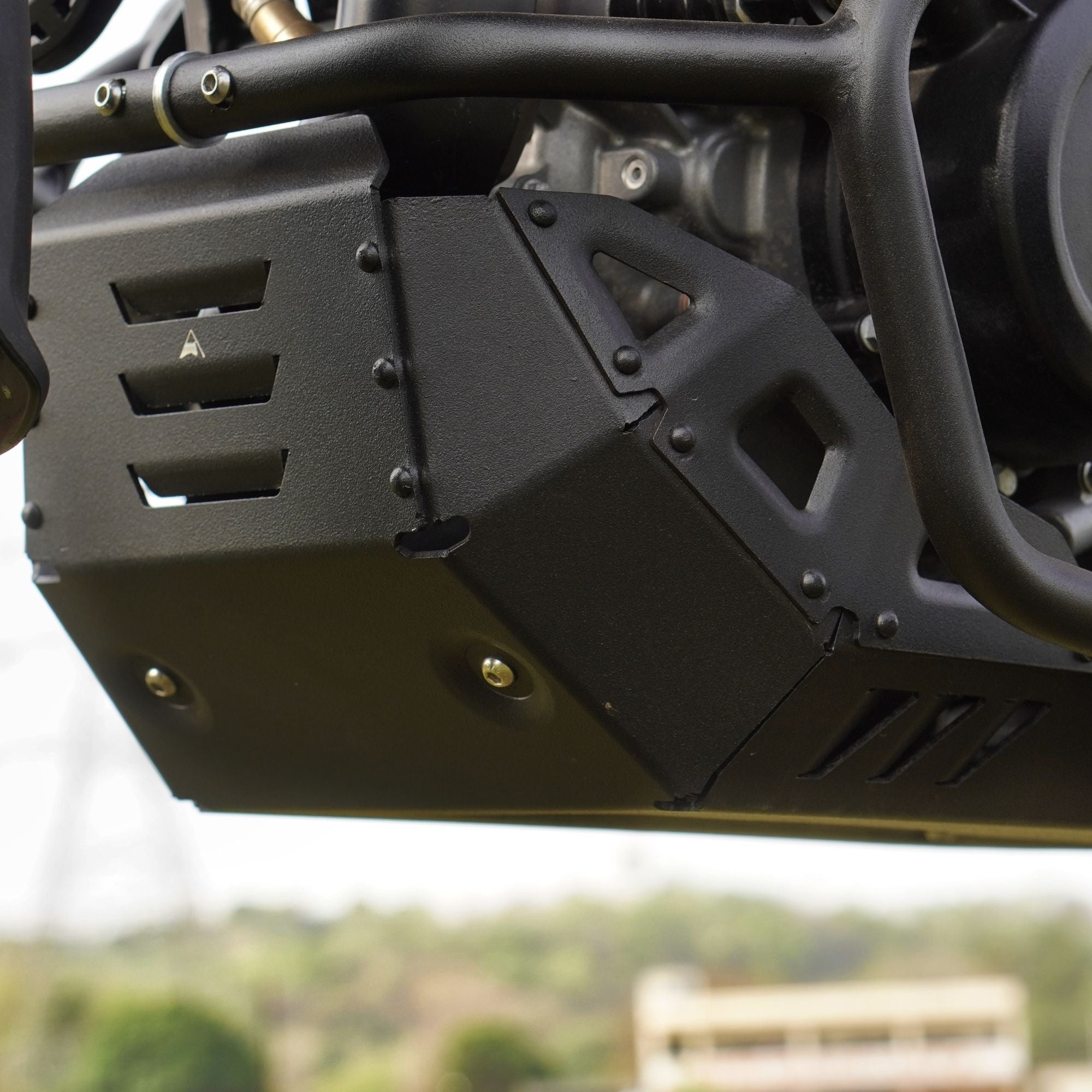 Auto Engina Bash Plate for 2025 KTM 390 Adventure R X S 2.5mm Aluminium Engine Guard Textured Black