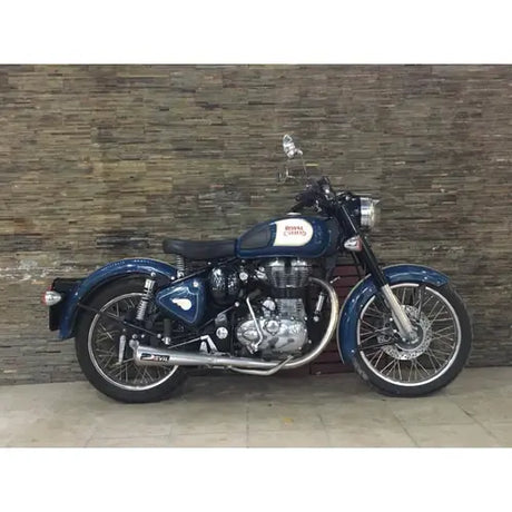 Royal Enfield Classic 500 Devil Evolution exhaust installed