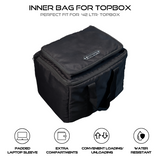 Auto Engina black 42L inner bag for aluminium motorcycle top box made from durable 900D PU-coated fabric