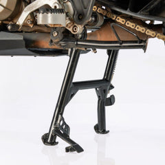 Auto Engina Centre Stand for TVS Apache RTX 300 Heavy Duty Mild Steel Motorcycle Stand Black