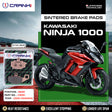 CRANK1 CB291 Sintered Rear Brake Pads for Kawasaki Ninja 1000 (2020 Onwards) | LEGUNDARY Custom