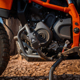 Auto Engina Engine Guard for 2026 KTM 390 Enduro R with 22mm Mild Steel Tubes and Integrated Nylon Sliders