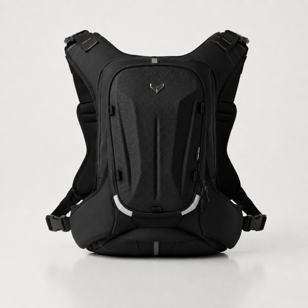 Vantora Prime 25L Backpack with 2L Hydration Bladder – Adventure and Motorcycle Backpack with Hydration System