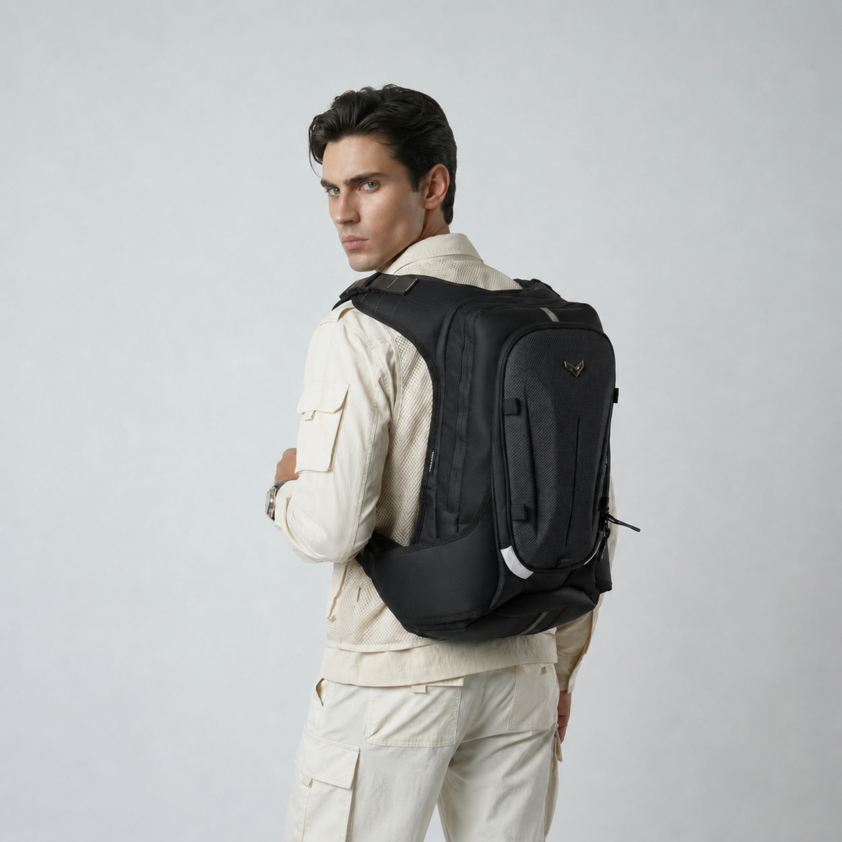 Vantora Prime 25L Backpack with 2L Hydration Bladder – Adventure and Motorcycle Backpack with Hydration System