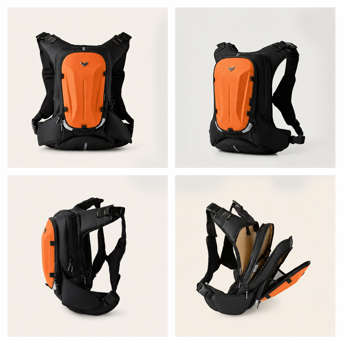 Vantora Prime 25L Backpack with 2L Hydration Bladder – Adventure and Motorcycle Backpack with Hydration System