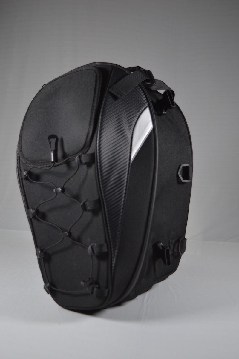 Moto Guard 18L Waterproof Tank Tail Bag 600D Oxford Nylon Carbon Fiber Pattern