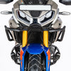 Auto Engina Crash Guard for TVS Apache RTX 300 Tank and Engine Guard with Polyamide Sliders Textured Black