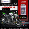 CRANK1 CFB291 carbon rear brake pads for Kawasaki Z1000 motorcycle