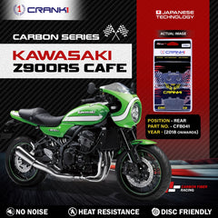 CRANK1 CFB041 carbon rear brake pads for Kawasaki Z900RS Cafe 2018 onwards