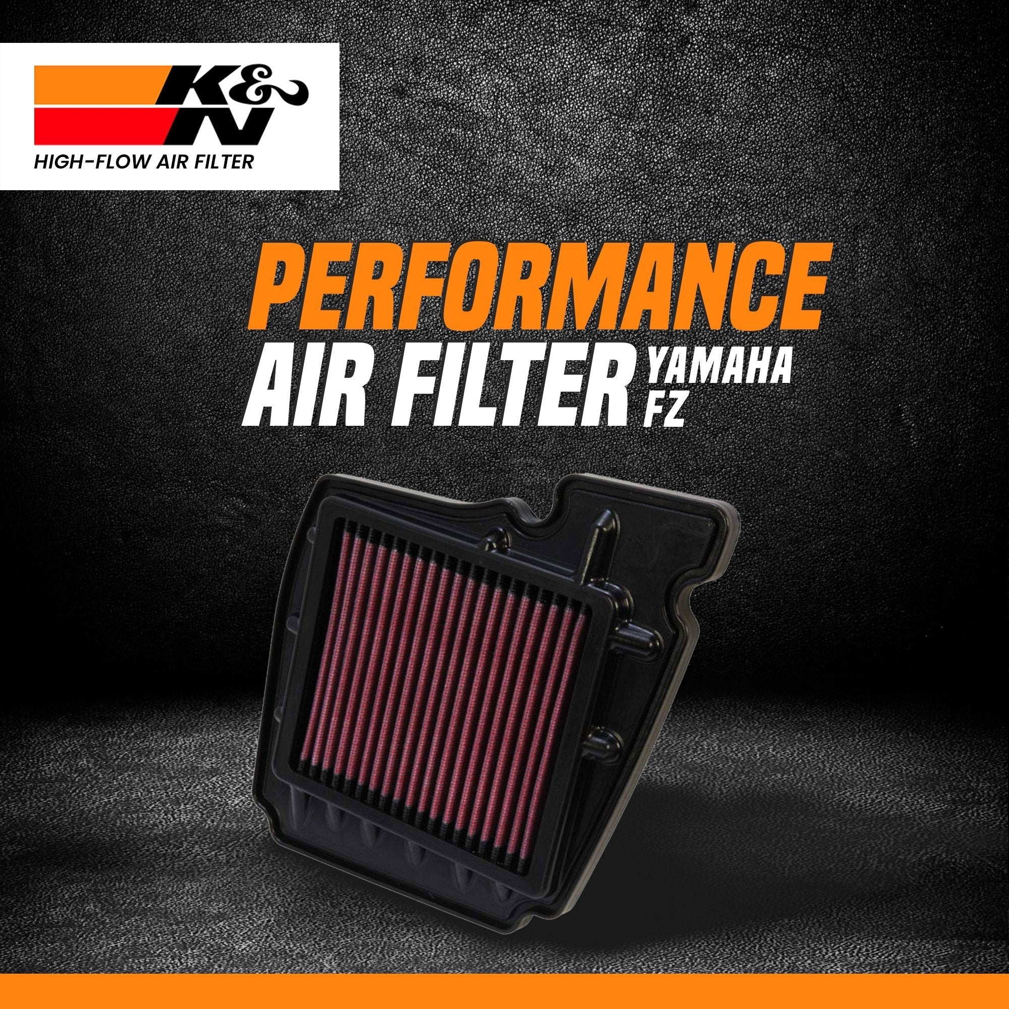 K&N Replacement Air Filter Yamaha FZ16 153CC 2008-2011 - YA-1611 - K&N Filters
