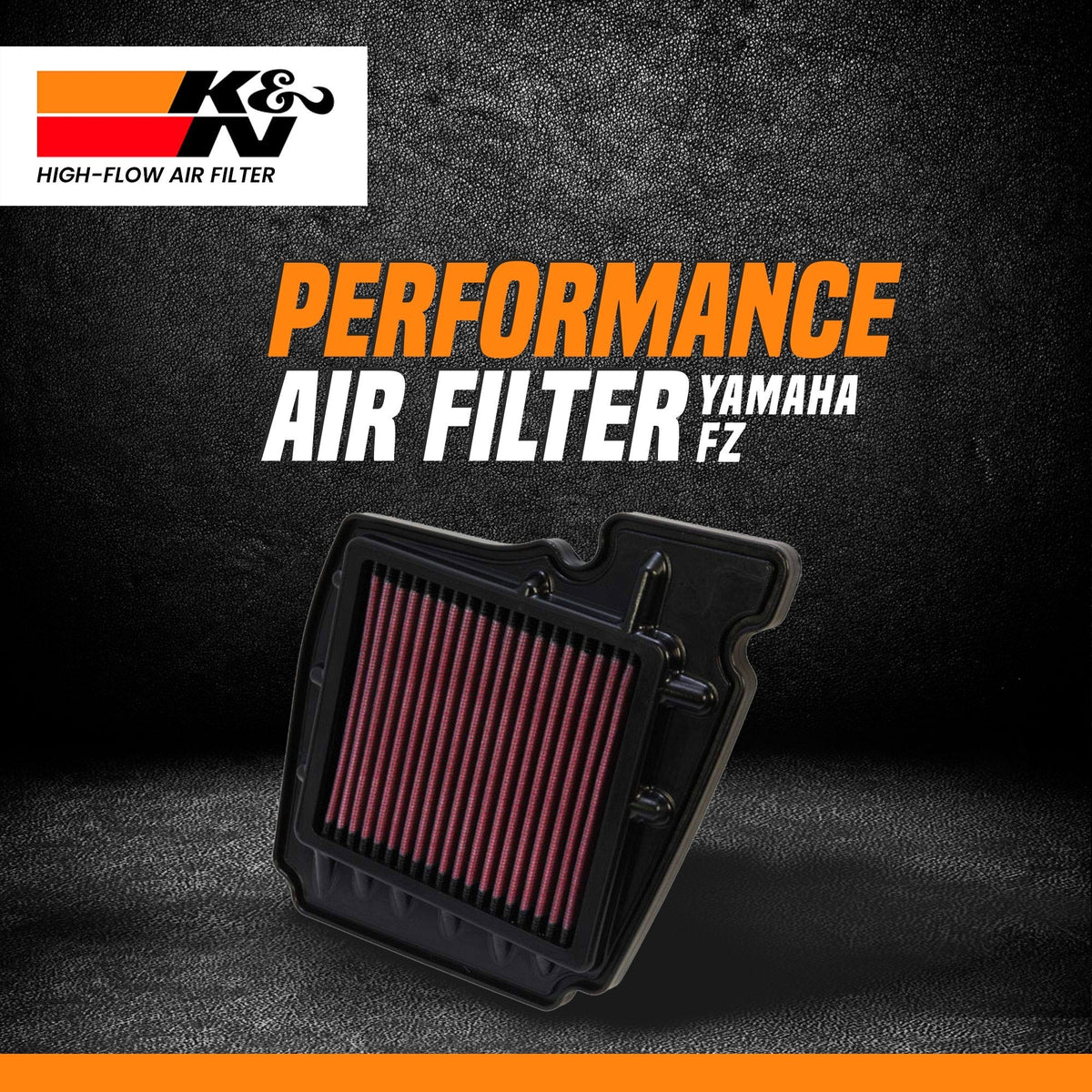 K&N Replacement Air Filter Yamaha FZ16 153CC 2008-2011 - YA-1611 - K&N Filters
