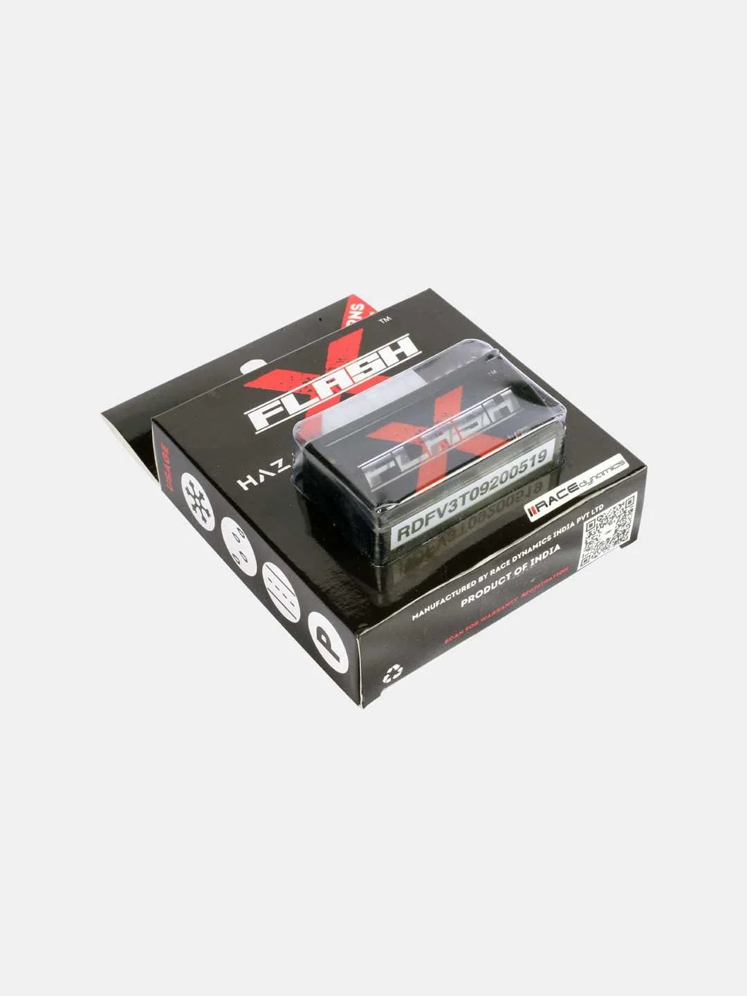 Race Dynamics Flash X hazard module for KTM Duke 125 BS6 plug and play motorcycle hazard flasher