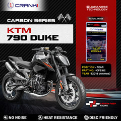 CRANK1 CFB312 Carbon Rear Brake Pads for KTM 790 Duke