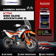 CRANK1 CFB181 carbon rear brake pads for KTM 890 Adventure R 2023 onwards
