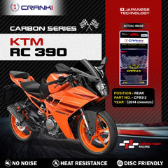 CRANK1 CFB312 Carbon Rear Brake Pads for KTM RC 390