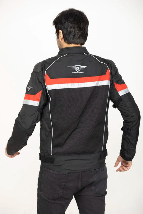Lone Ranger Advento V2 riding jacket black red

