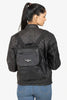 Lone Ranger Noir Women Faux Leather Stylish Backpack
