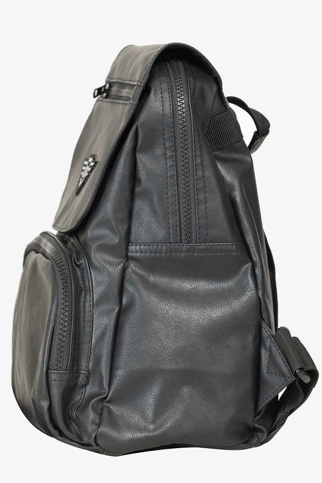 Lone Ranger Noir Women Faux Leather Stylish Backpack