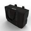 Auto Engina black 36L pannier inner bag made from durable 900D PU-coated fabric for motorcycle touring luggage