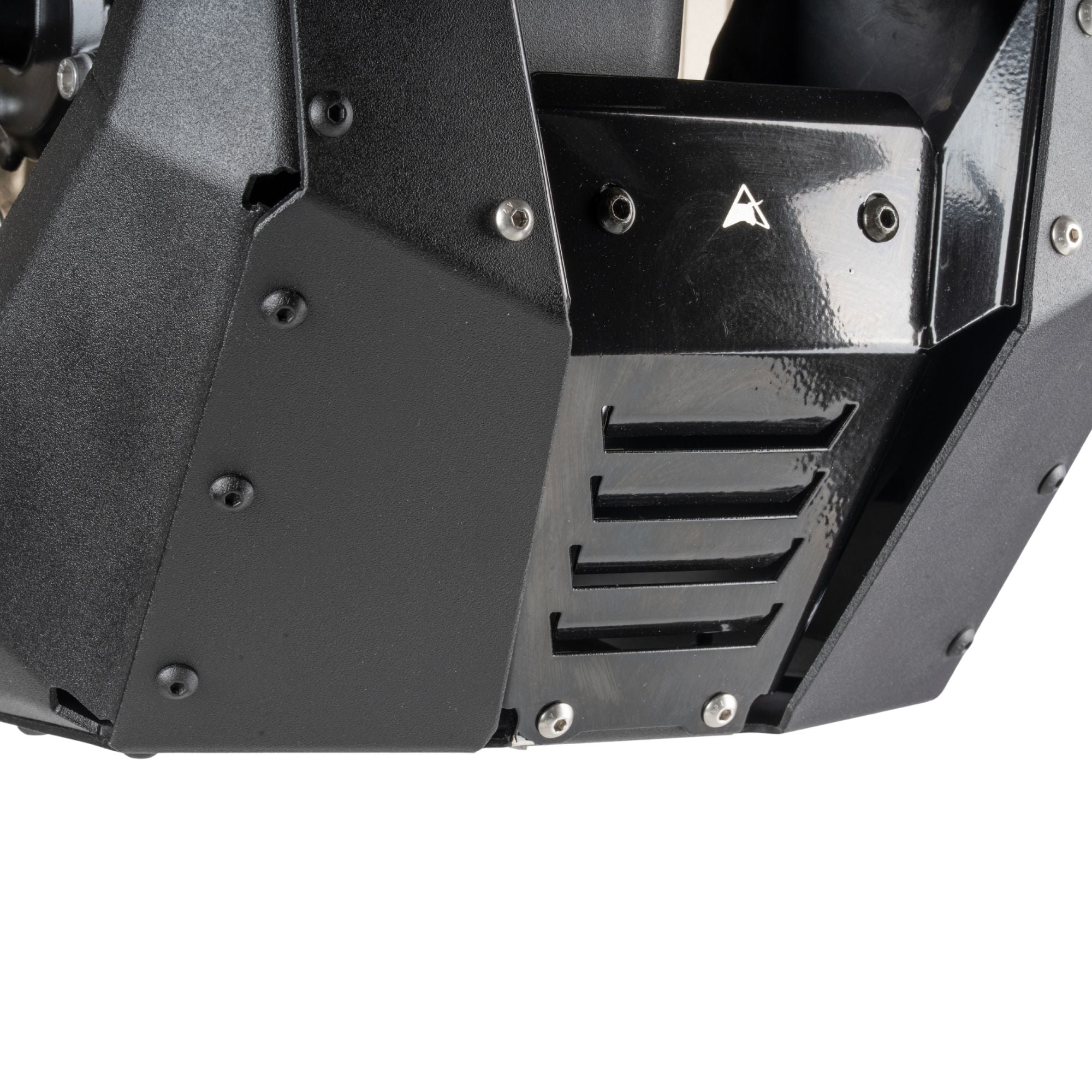 Auto Engina Bash Plate for TVS Apache RTX 300 2.5mm Aluminium Skid Plate Textured Black