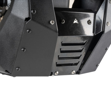 Auto Engina Bash Plate for TVS Apache RTX 300 2.5mm Aluminium Skid Plate Textured Black