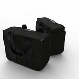 Auto Engina black 36L pannier inner bag made from durable 900D PU-coated fabric for motorcycle touring luggage