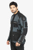Lone Ranger Wayfarer Grey Cordura Touring Motorcycle Riding Jacket with SAS-TEC Level 2 Armor
