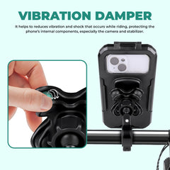 Simtac MHWP-PRO Splash Guard X waterproof motorcycle mobile holder