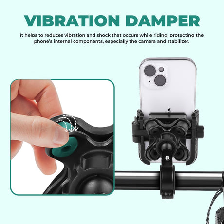 Simtac JQL1-PRO Quick Lock Jaw Grip motorcycle mobile holder