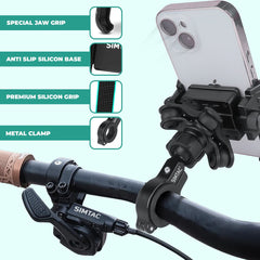 Simtac JQL1-PRO Quick Lock Jaw Grip motorcycle mobile holder