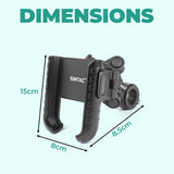 Simtac JQL1-PRO Quick Lock Jaw Grip motorcycle mobile holder