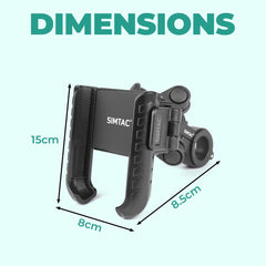 Simtac JQL1-PRO Quick Lock Jaw Grip motorcycle mobile holder