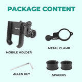 Simtac JQL1-PRO Quick Lock Jaw Grip motorcycle mobile holder