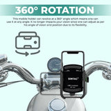 Simtac MHC3 Super Grip motorcycle mobile holder with QC 3.0 charger