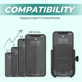 Simtac MHC3 Super Grip motorcycle mobile holder with QC 3.0 charger