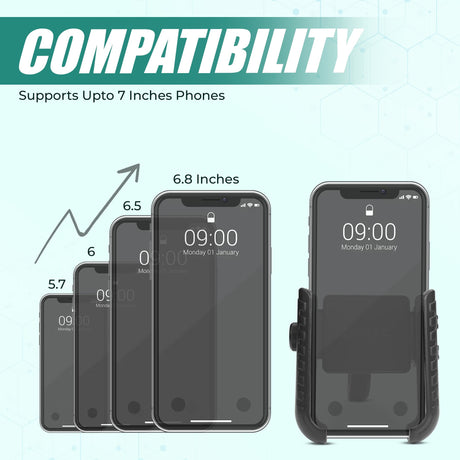 Simtac JQL1 Quick Lock Jaw Grip Mobile Holder for Bike Motorcycle Phone Mount