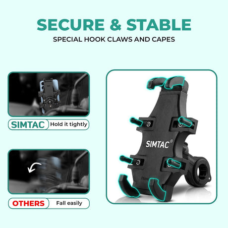 Simtac MH02 spider grip bike mobile holder