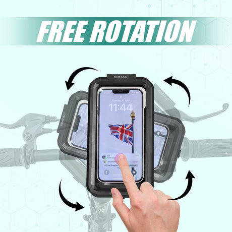 Simtac MHWPWC-15C waterproof wireless charging bike mobile holder