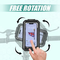 Simtac MHWPWC-15C waterproof wireless charging bike mobile holder