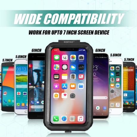 Simtac MHWPWC-15C waterproof wireless charging bike mobile holder