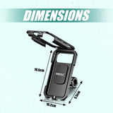 Simtac MHWPWC-15C waterproof wireless charging bike mobile holder
