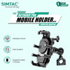 Simtac MH03-PRO Octo Grip motorcycle mobile holder with vibration damper