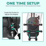Simtac MH03-PRO Octo Grip motorcycle mobile holder with vibration damper
