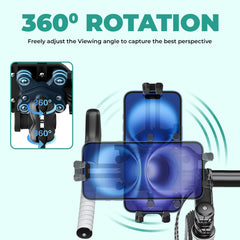 Simtac MH03WC-PRO Octo Grip wireless charging motorcycle mobile holder