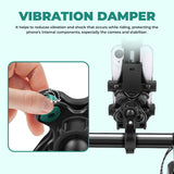 Simtac MH02-PRO Spider Grip motorcycle mobile holder with vibration damper
